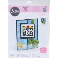 Sizzix Framelits Plus Flip Its Dies - By Stephanie Barnard - Square Flip-its Card